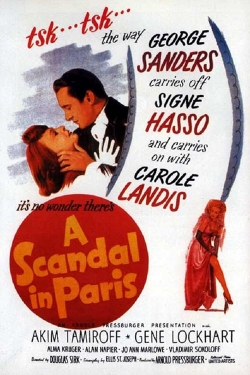 Watch A Scandal in Paris movies free Anix